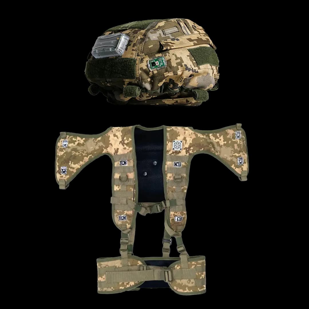 Жилети та каски з датчиками ураження