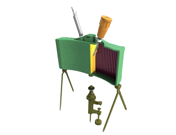 Макет у розрізі